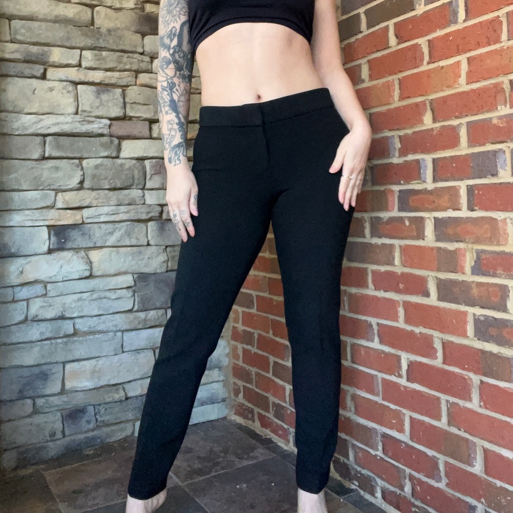 Express black fitted pants